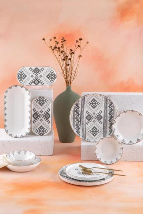 Ethnic 27 Parça 6 Kişilik Yemek Takımı SR-05126