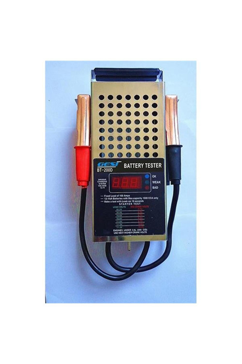 Profesyonel Akü Test Aleti , 100 Amper Manuel Akü Dolum Test Cihazı , Gesi Bt-200D