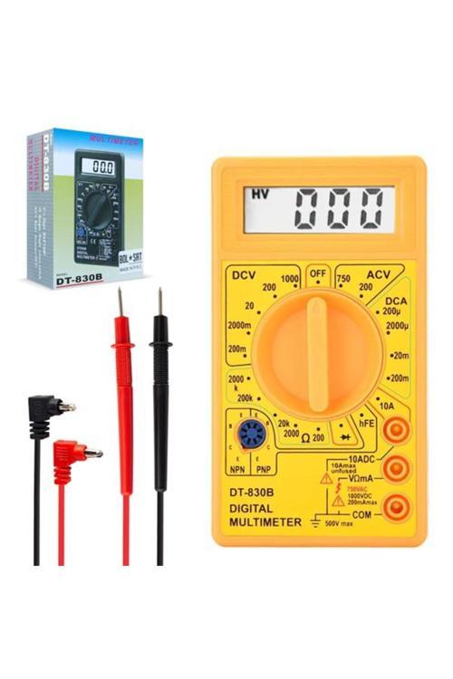 Nzmstr Multımetre Ölçü Aleti Dijital Voltmetre Dt-830B