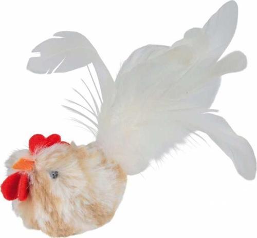 Kedi Oyuncak Kedi Otlu Peluş Tavuk 8cm