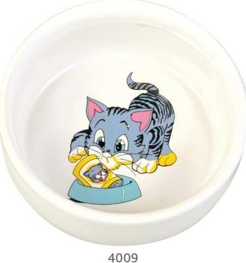 Kedi Seramik Mama Su Kabı  0,3Lt 11cm