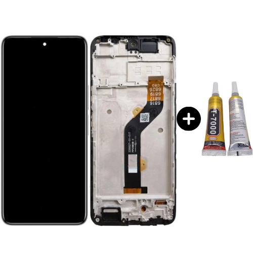 İnfinix Hot 12i Uyumlu Çıtalı Servis Lcd Ekran Dokunmatik + B7000