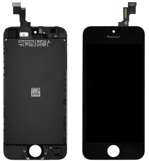 iPhone 5S Uyumlu HK Lcd Ekran Dokunmatik Siyah 