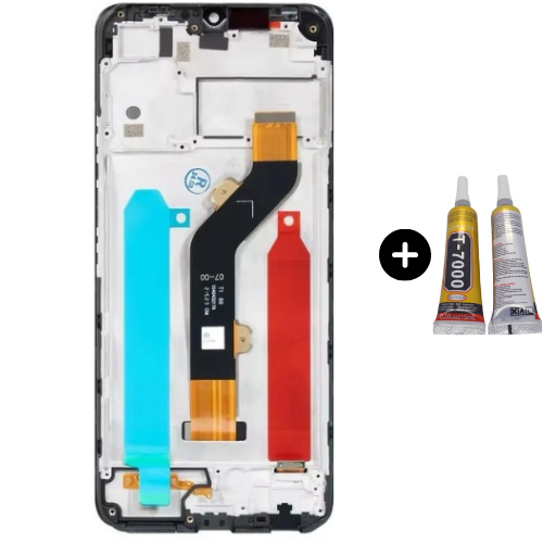 İnfinix Hot 20i Uyumlu Çıtalı A Kalite Lcd Ekran Dokunmatik + B7000