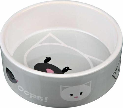 Kedi Seramik Mama Su Kabı 0.3Lt 12cm