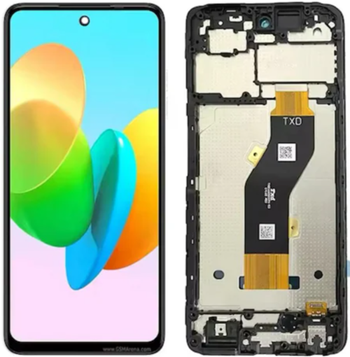 Tecno Spark 20C Uyumlu Çıtalı Servis Lcd Ekran Dokunmatik