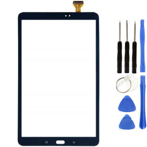Samsung Galaxy Tab A SM-T580 Uyumlu Dokunmatik Siyah + Tamir Seti