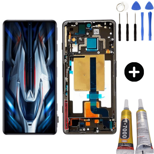 Xiaomi Redmi K50 Gaming Uyumlu Çıtalı A Kalite Lcd Ekran Dokunmatik + Montaj Seti