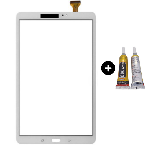 Samsung Galaxy Tab A SM-T585 Uyumlu Dokunmatik Beyaz + B7000