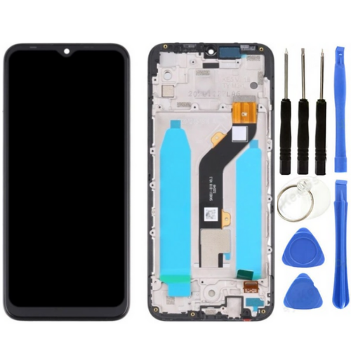 Tecno Spark 6 Go Uyumlu Çıtalı A Kalite Lcd Ekran Dokunmatik + Tamir Seti
