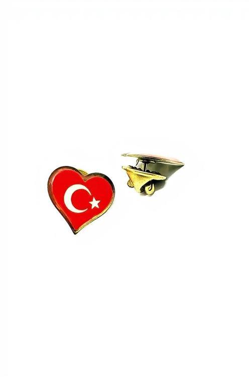 Kalpli Bayrak Rozeti ( 30'lu)