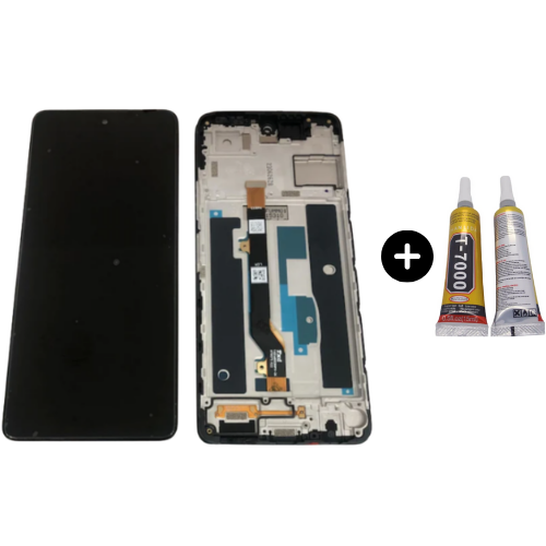 Tecno Pova 5 Uyumlu Çıtalı HK Lcd Ekran Dokunmatik + B7000