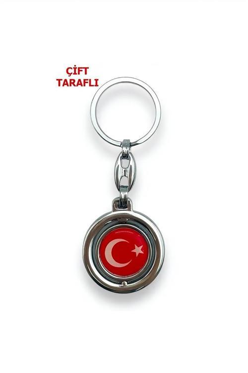 Damla Türk Bayraklı Anahtarlık