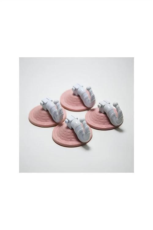 Kilitli Pembe Vantuz 4-lü