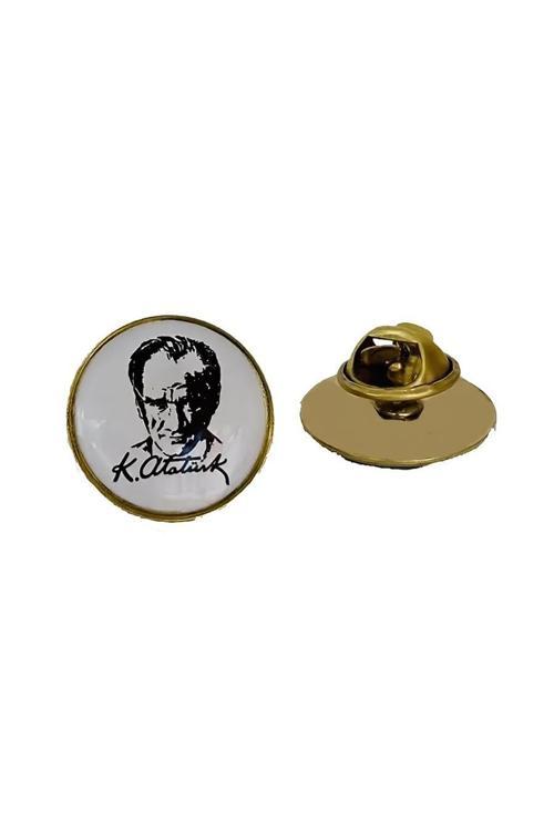 Atatürk İmzalı Rozet (35'Li) 20 mm