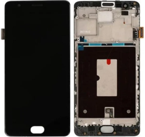 Oneplus 3T Uyumlu Çıtalı A Kalite Lcd Ekran Dokunmatik