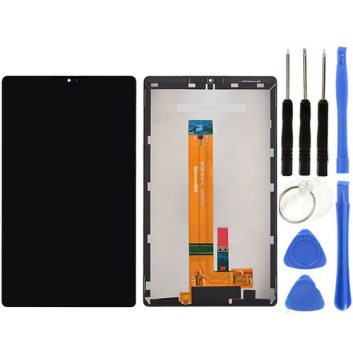 Samsung Galaxy Tab A7  SM-T227 Uyumlu Servis Dokunmatik Set Siyah + Tamir Seti