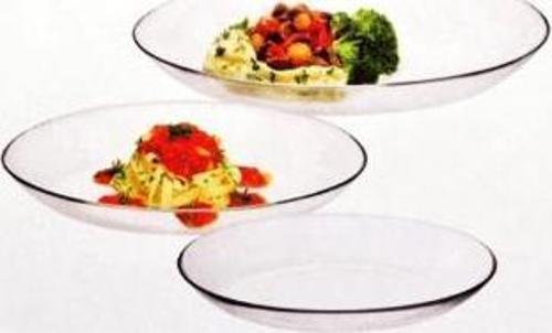 96501 Invitation 3 lü Oval Kayık Servis Tabak Seti