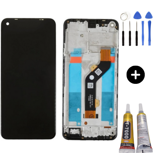 Tecno Camon 16 Uyumlu Çıtalı A Kalite Lcd Ekran Dokunmatik + Montaj Seti