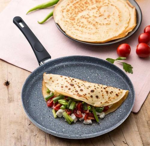 Zetra Döküm 26 cm Granit Krep Gözleme Tavası