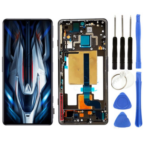 Xiaomi Redmi K50 Gaming Uyumlu Çıtalı HK Lcd Ekran Dokunmatik + Tamir Seti
