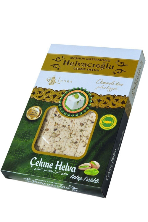 280Gr Antep Fıstıklı Çekme Helva Meşhur Kastamonu Çekme Helvası Şekerleme Tatlı