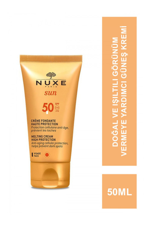 Sun Creme Fondante Visage Haute Protection-Bronzlaştırıcı Etkili Spf50+ Güneş Koruyucu Yüz Krem 50Ml