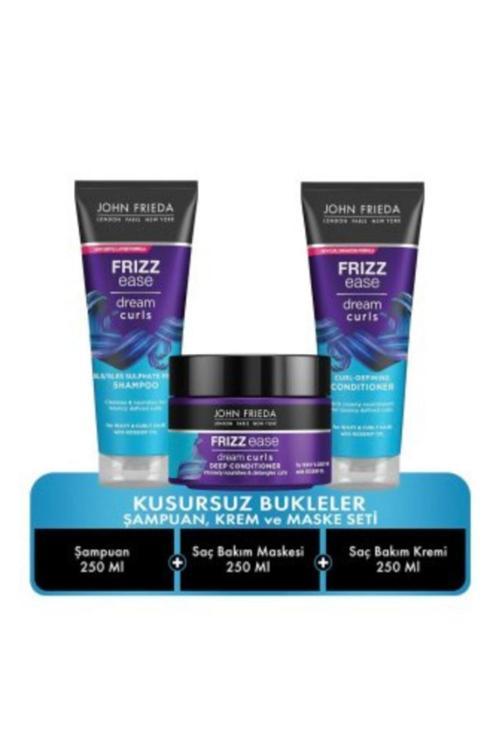 Jhon Frieda Kusursuz Bukleler Şampuan + Saç Krem + Maske Set Pr