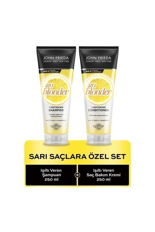 Sarı Saçlara Özel Canlılık Ve Parlaklık Veren 2 Li Set