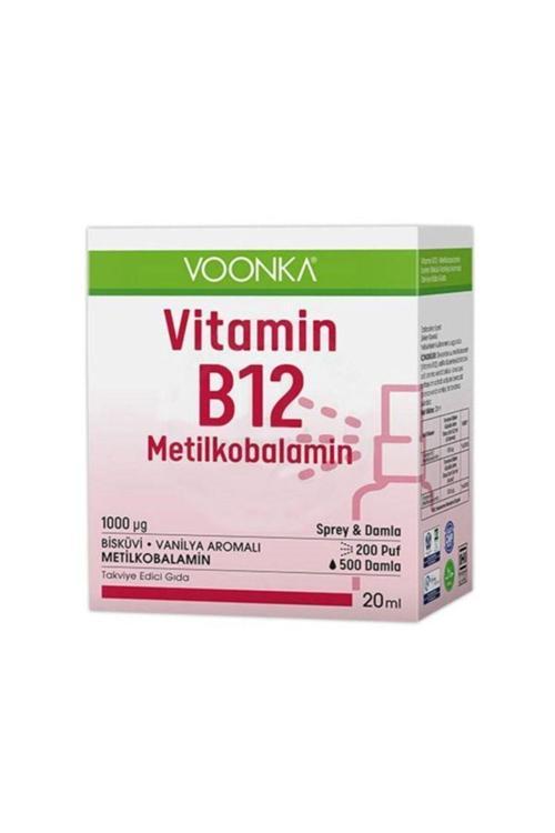Vıtamın B12 Metılkobalamın Damla/Sprey 20Ml