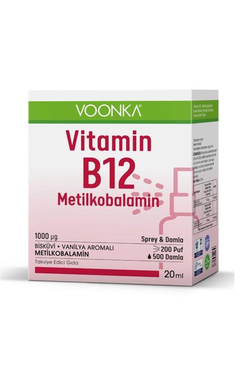 Vitamin B12 Oral Sprey & Damla 20Ml