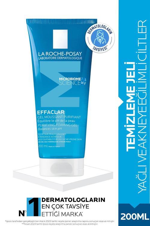 Effaclar Jel Yağlı Ve Akneye Eğilimli Ciltler Için Yüz Temizleme Jeli 200 Ml
