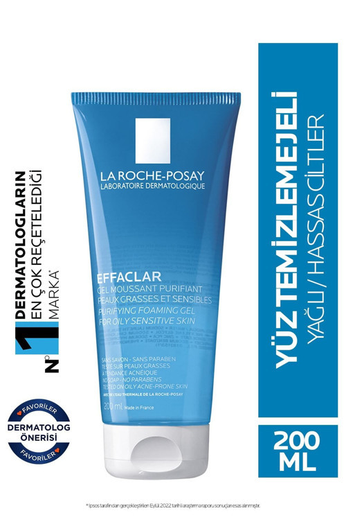 Effaclar Yüz Temizleme Jeli Yağlı/Akneye Eğilim Gösteren Ciltler Siyah Nokta Karşıtı