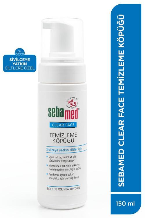 Sivilceye Yatkın Yağlı Ciltler İçin Etkili Siyah Nokta Karşıtı Yüz Temizleme Köpüğü 150 Ml