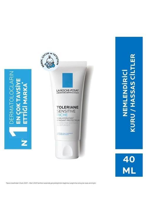 Toleriane Sensitive Riche Prebiyotik Krem Kuru/Hassas Ciltler 40Ml