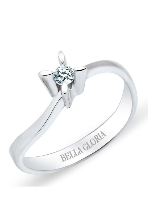 0,07Ct Tektaş Pırlanta Yüzük