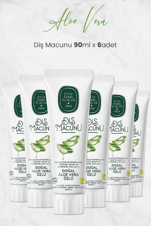 Diş Macunu Aloe Vera Özlü 90 ml X 6 Adet