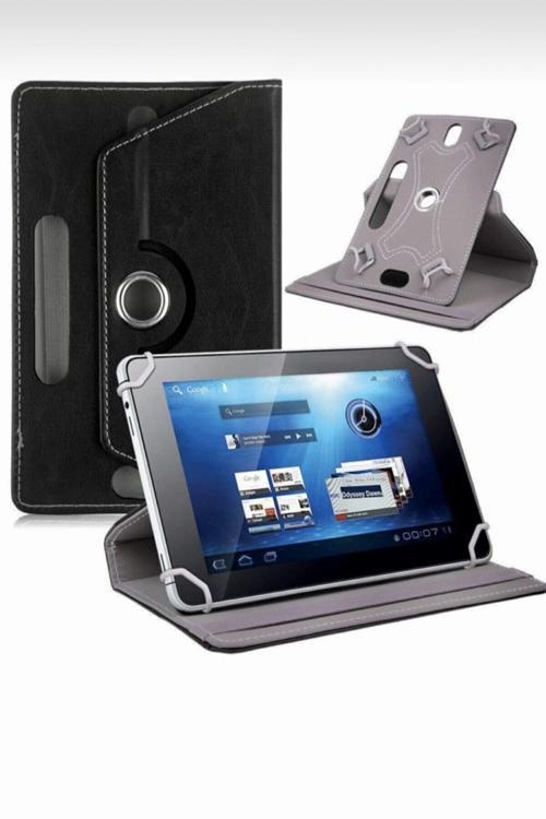 Vorcom Sx Pro 64gb 10.1 Inch Uyumlu Deri Tablet Kılıf Sıtandlı 360° Dönebilen