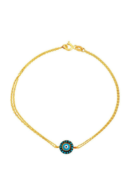 Nazarlı Altın Bileklik (Cbbg010)