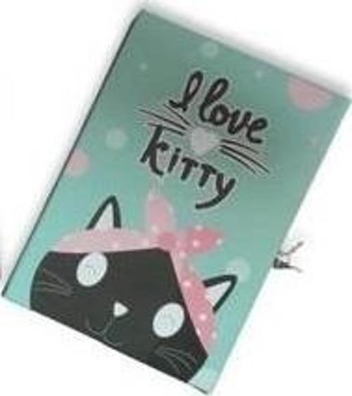 HATIRA DEFTERİ KİLİTLİ KEDİ HT-54