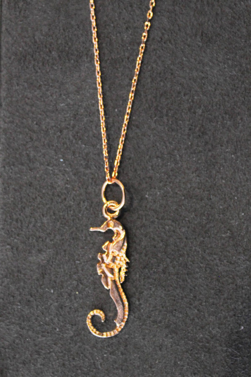 Kadın Denizatı Rose Gümüş Kolye Tgk0336