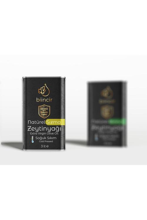 Natürel Sızma Zeytinyağı Soğuk Sıkım 3 Lt