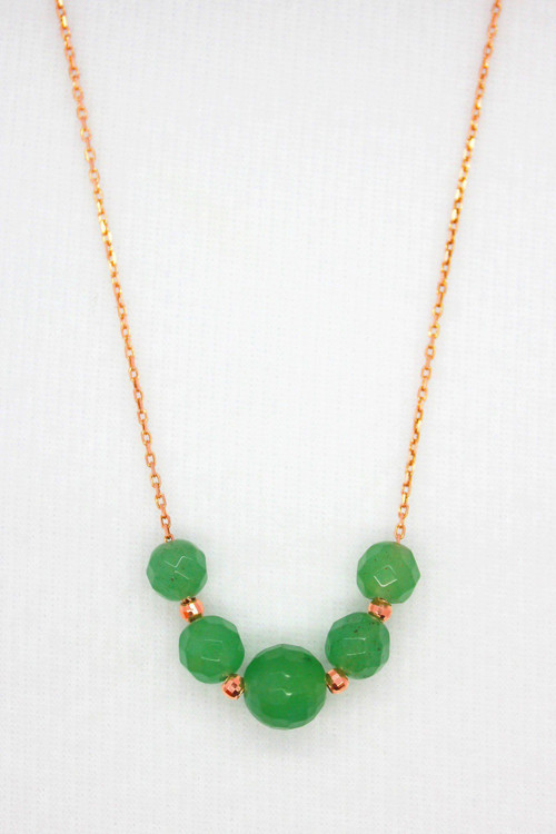 Kadın Drop Turkuaz Rose Gümüş Kolye Tgk0065