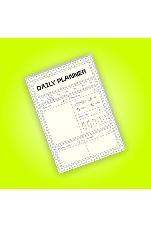 Günlük Planlayıcı | Daily Planner | Notepad | Notebook | Not Defteri | A5 Bloknot