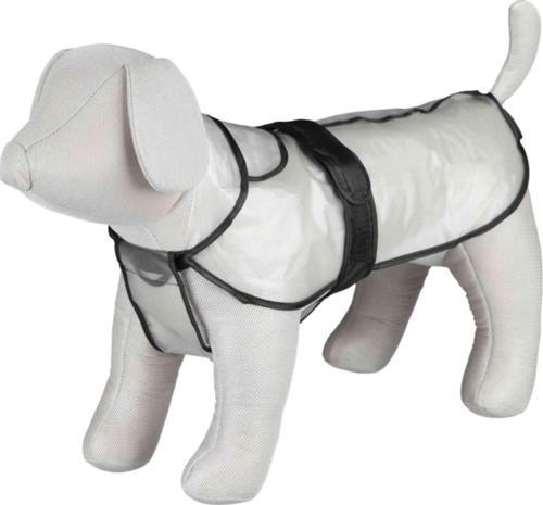 Köpek Yağmurluk S 42cm Transparan Şeffaf Siyah Biyeli