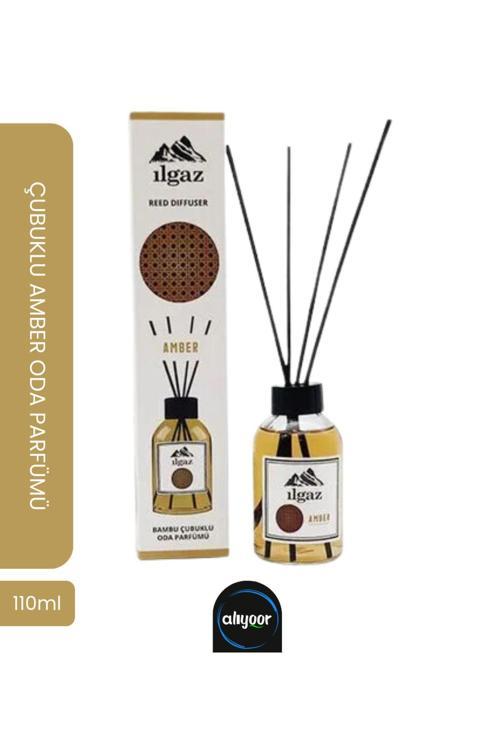 Misk Amber Oda Kokusu Bambu Çubuklu Oda Parfümü 110 Ml Kalıcı Amber Oda Kokusu
