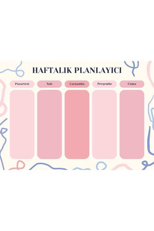 Haftalık Planlayıcı Not Defteri