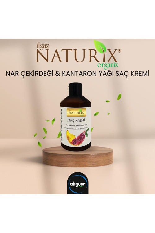 Nar Çekirdeği & Sarı Kantaron Yağı Saç Kremi Kepek Ve Hassas Saç Derisi Için Saç Kremi 250Ml