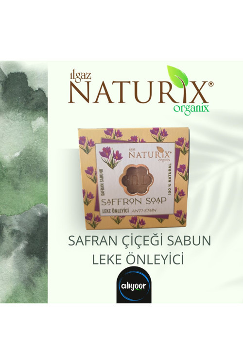 Safran Çiçeği Sabun Leke Önleyici Onarıcı Nem Ve Bakım Sabunu Saffron Soap