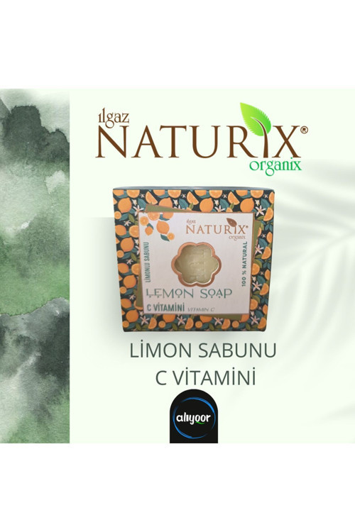 %100 Doğal Limon Sabunu Arındırıcı Sivilce Ve Siyah Nokta Karşıtı C Vitaminli Lemon Soap